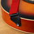 Tiger Red Nylon Guitar Strap with Pack of 12 Free Picks