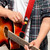 Tiger Red Nylon Guitar Strap with Pack of 12 Free Picks