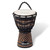 Djembe Drum 30cm Hand Carved Rope‑Tuned 7" Goatskin Head World Rhythm