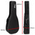 Tiger Full Size Acoustic Guitar Case 20mm Rigid-Foam Padding & Shoulder Straps
