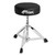 Tiger Adjustable Drum Throne - Padded Seat, 5 Heights, Foldable - Black