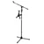 Tiger Professional Mic Boom Stand with Tripod Base and Tablet/iPad Clamp Mount, Ideal for Performers, Musicians and Content Creators