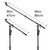 Tiger Microphone Boom Stand with Extendable Boom Arm Adjustable from 47cm to 86cm for Flexible Microphone Positioning