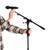 Tiger Adjustable Boom Microphone Stand with Easy-Clutch Height Adjustment and Extendable Boom Arm for Vocal Performance and Recording