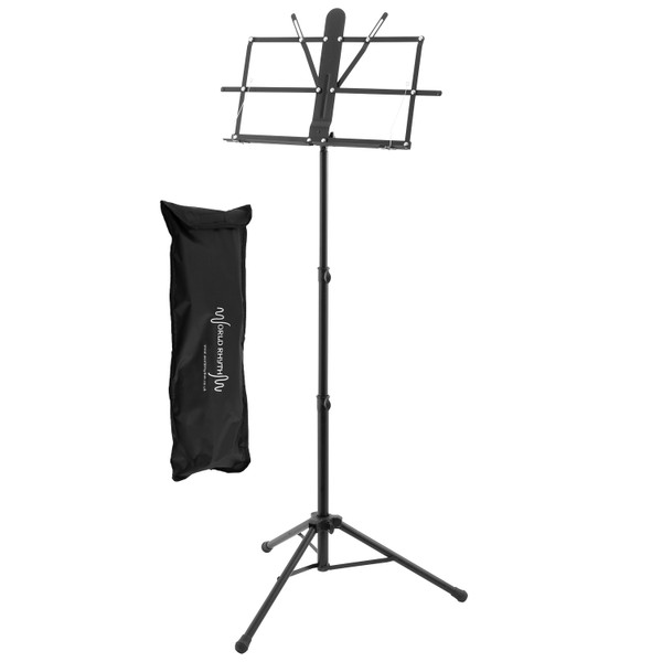 Professional Folding Music Stand by World Rhythm, Lightweight Sheet Music Holder