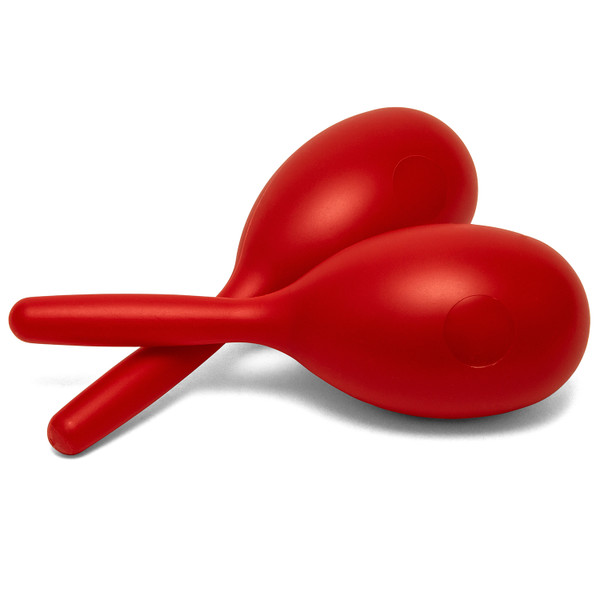 Tiger MAR49-RD Large Plastic Maracas - Red Pair