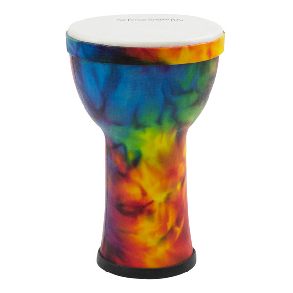 World Rhythm Synthetic Pretuned Djembes - Rainbow, available with 6", 7", and 8" heads