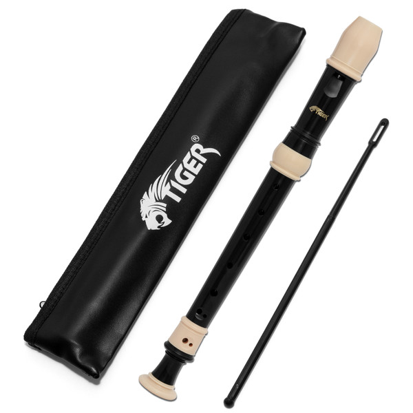 Tiger 3 Piece Descant Recorder