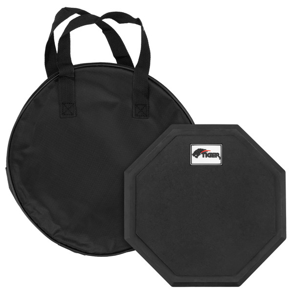 Tiger 8" Drum Practice Pad with Carry Bag