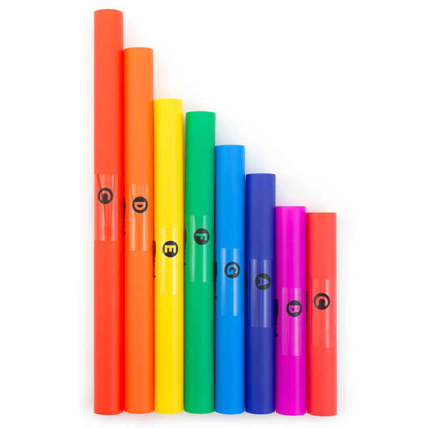 Tuned Percussion Tube Set C Major Diatonic Scale Set, 8 Notes by Mad About