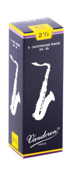 Vandoren Tenor Saxophone Traditional Reeds - 5 Pack