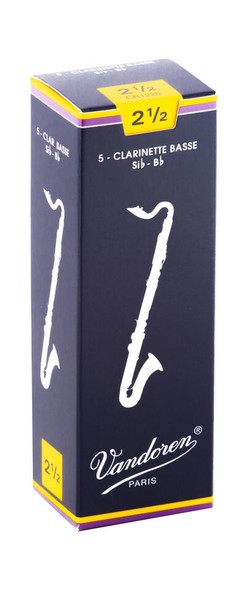 Vandoren Bass Clarinet Traditional Reeds, Box of 5