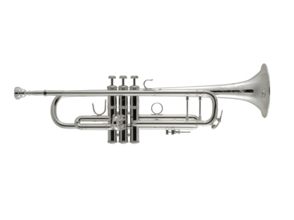 Bach Model 190S37 Stradivarius Professional Bb Trumpet, Silver Plated Finish (Professional)