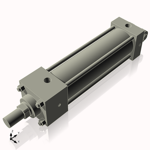 Isometric View of 2MHC6CCK1