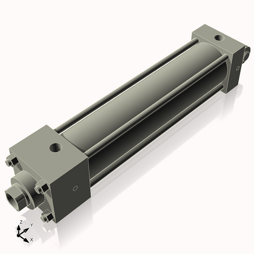 Isometric View of 2MHC8NCK1S4