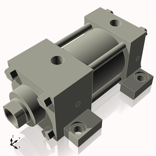 Isometric View of 2MHSL1NCK1S4