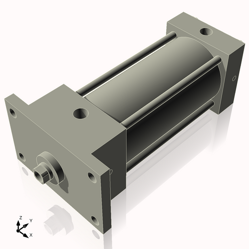 Isometric View of 2.5MHFF4NCKS4