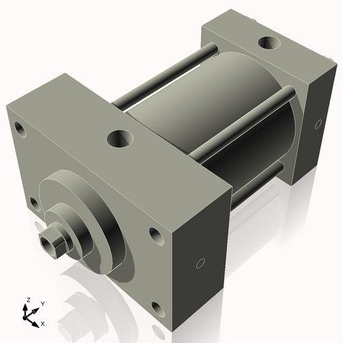 Isometric View of 2.5MHFHF2NCKS4