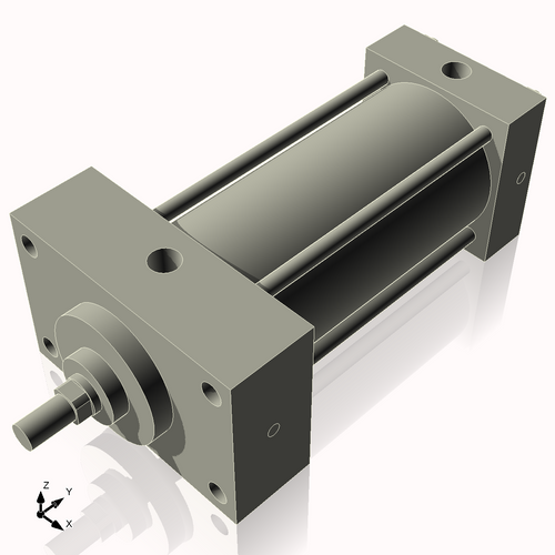 Isometric View of 2.5MHFHF4CC