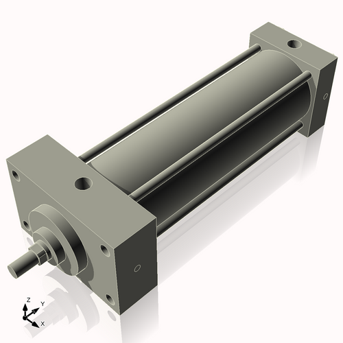 Isometric View of 2.5MHFHF7CC