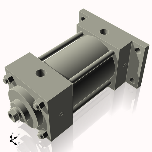 Isometric View of 2.5MHRF2NCKS4