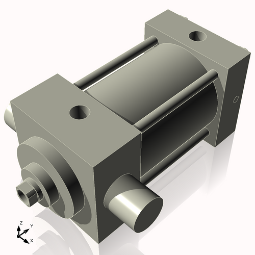 Isometric View of 2.5MHTF2NCKS4