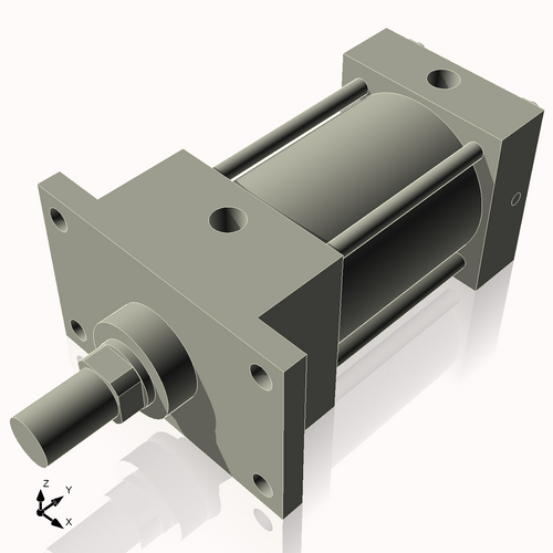 Isometric View of 2.5MHFF2CCK1