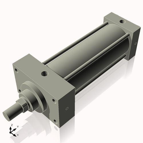 Isometric View of 2.5MHFHF6CCK1