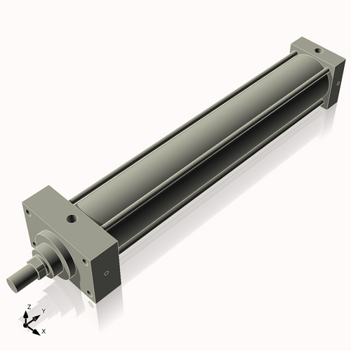 Isometric View of 2.5MHFHF15CCK1