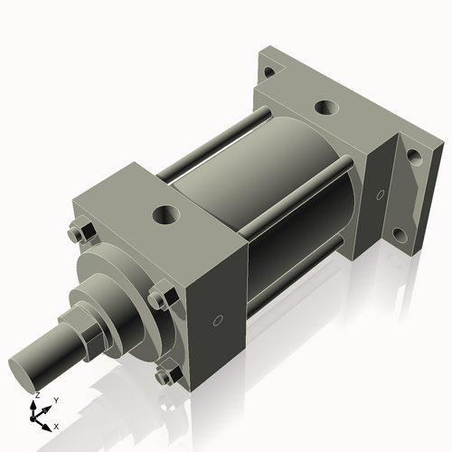 Isometric View of 2.5MHRF2NCK1