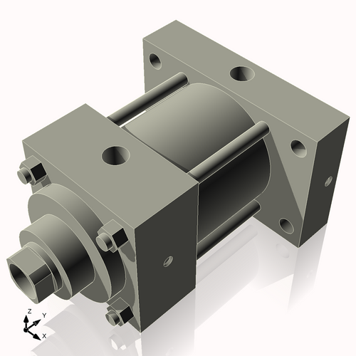Isometric View of 2.5MHRHF1CCK1S4