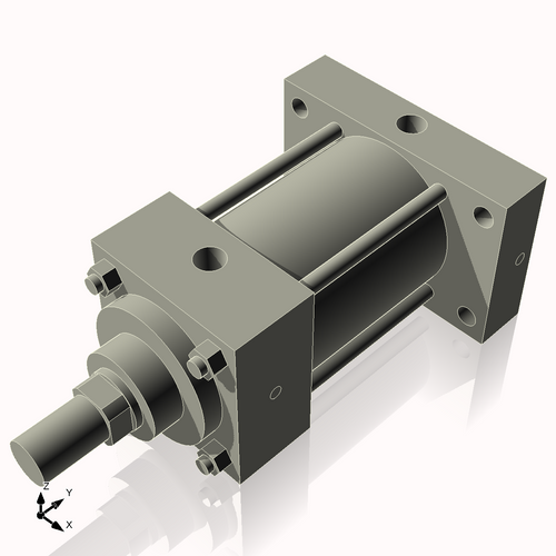 Isometric View of 2.5MHRHF2NCK1