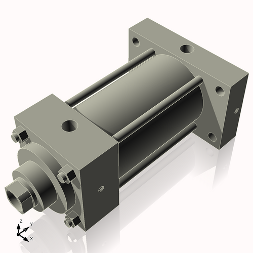 Isometric View of 2.5MHRHF3CCK1S4