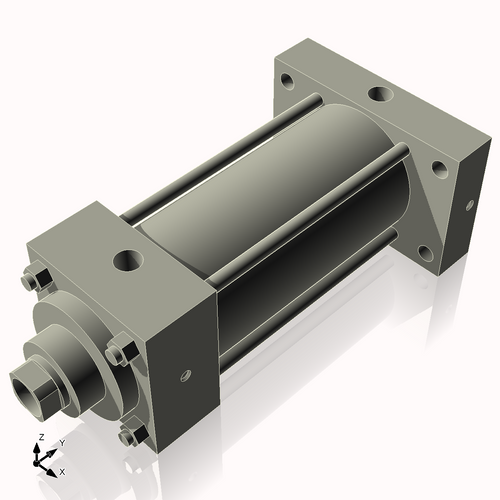 Isometric View of 2.5MHRHF4CCK1S4