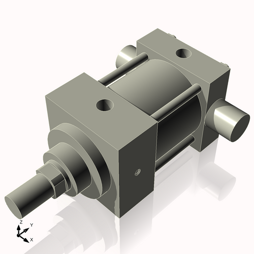 Isometric View of 2.5MHTR1CCK1