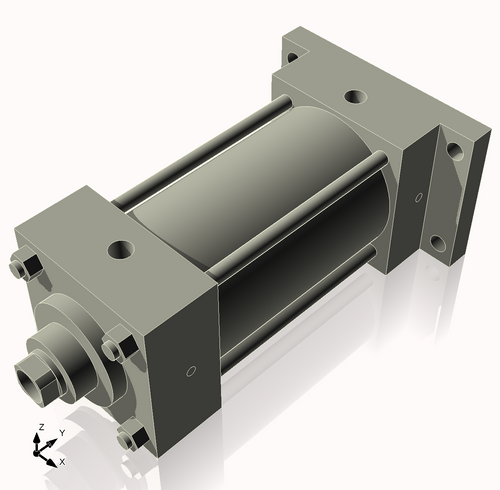 Isometric View of 3.25MHRF4NCKS4