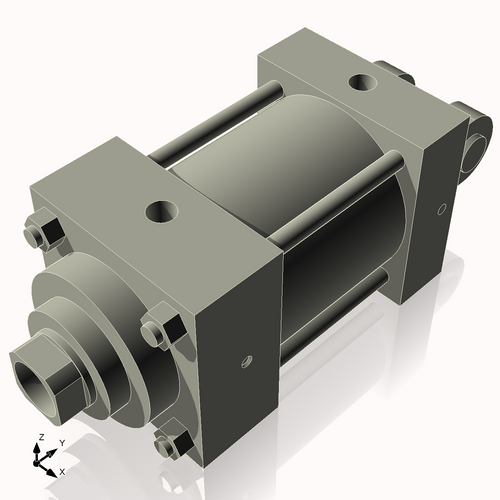 Isometric View of 3.25MHC2CCK1.375S4