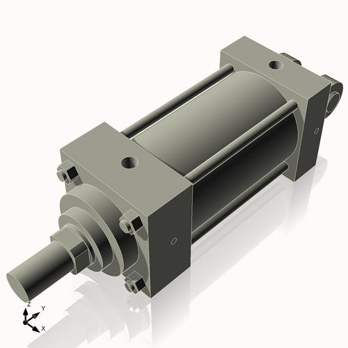 Isometric View of 3.25MHC4NCK1.375