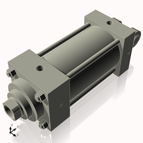 Isometric View of 3.25MHC4NCK1.375S4