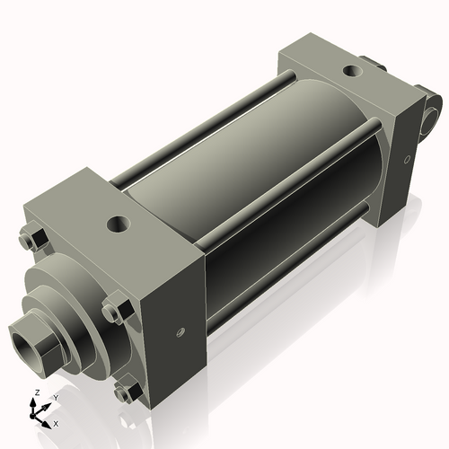 Isometric View of 3.25MHC5CCK1.375S4