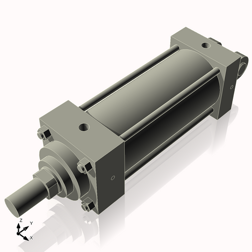 Isometric View of 3.25MHC6NCK1.375