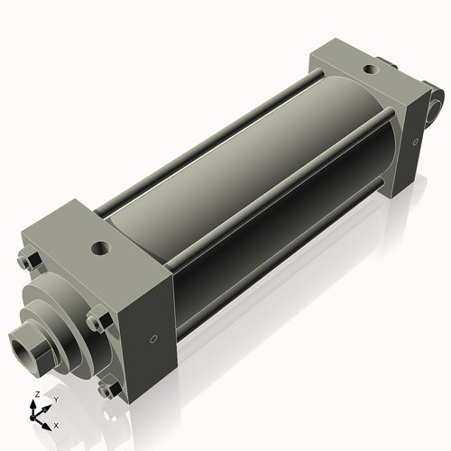 Isometric View of 3.25MHC8NCK1.375S4