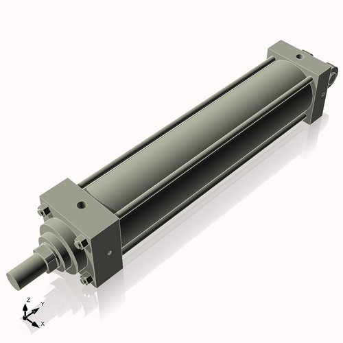 Isometric View of 3.25MHC14CCK1.375