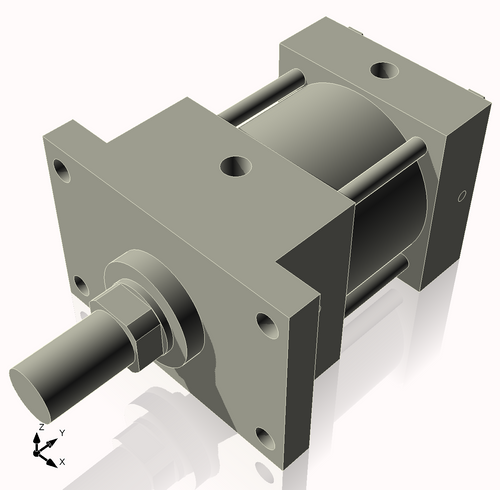 Isometric View of 3.25MHFF1NCK1.375