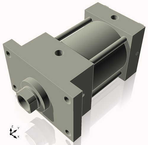 Isometric View of 3.25MHFF2CCK1.375S4