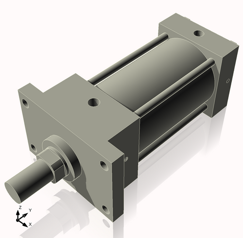 Isometric View of 3.25MHFF4CCK1.375