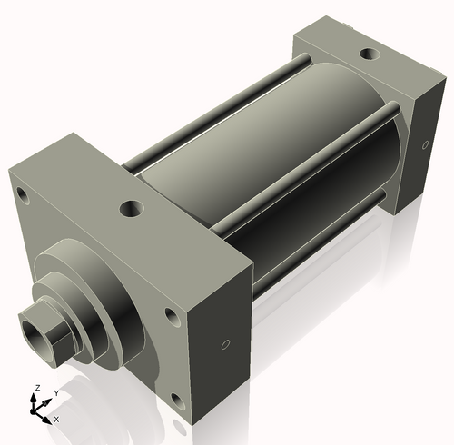 Isometric View of 3.25MHFHF5NCK1.375S4