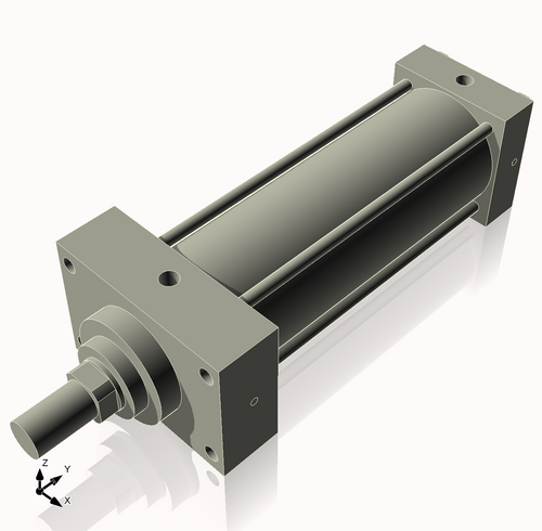 Isometric View of 3.25MHFHF8NCK1.375