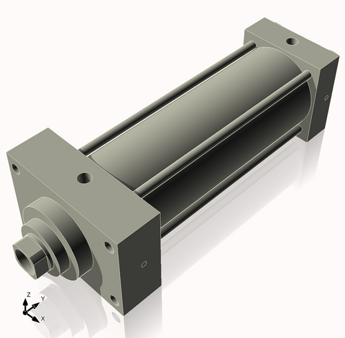 Isometric View of 3.25MHFHF8CCK1.375S4