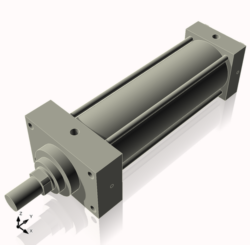 Isometric View of 3.25MHFHF9NCK1.375